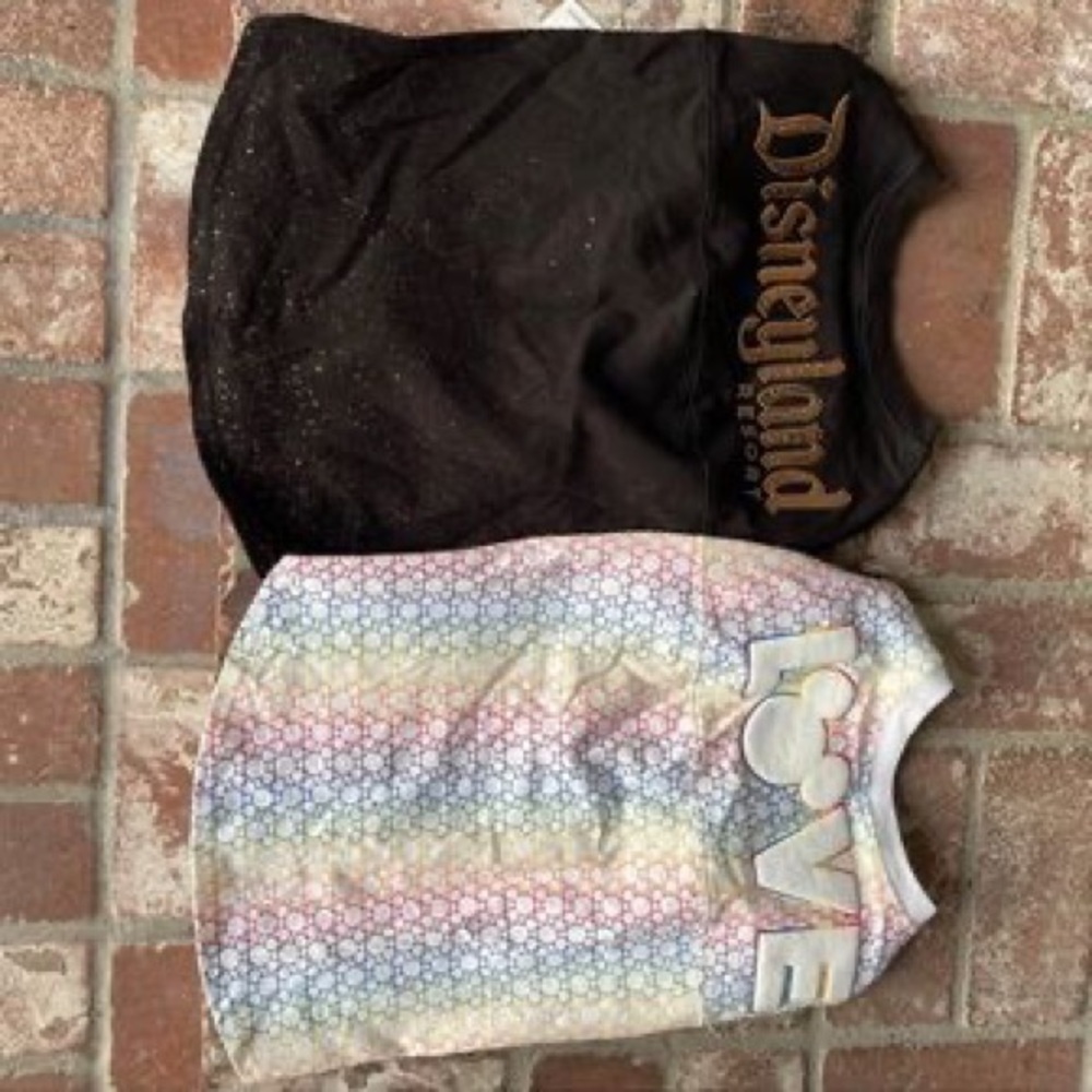 2- Disney Dog Jersey (tshirt) Size XL